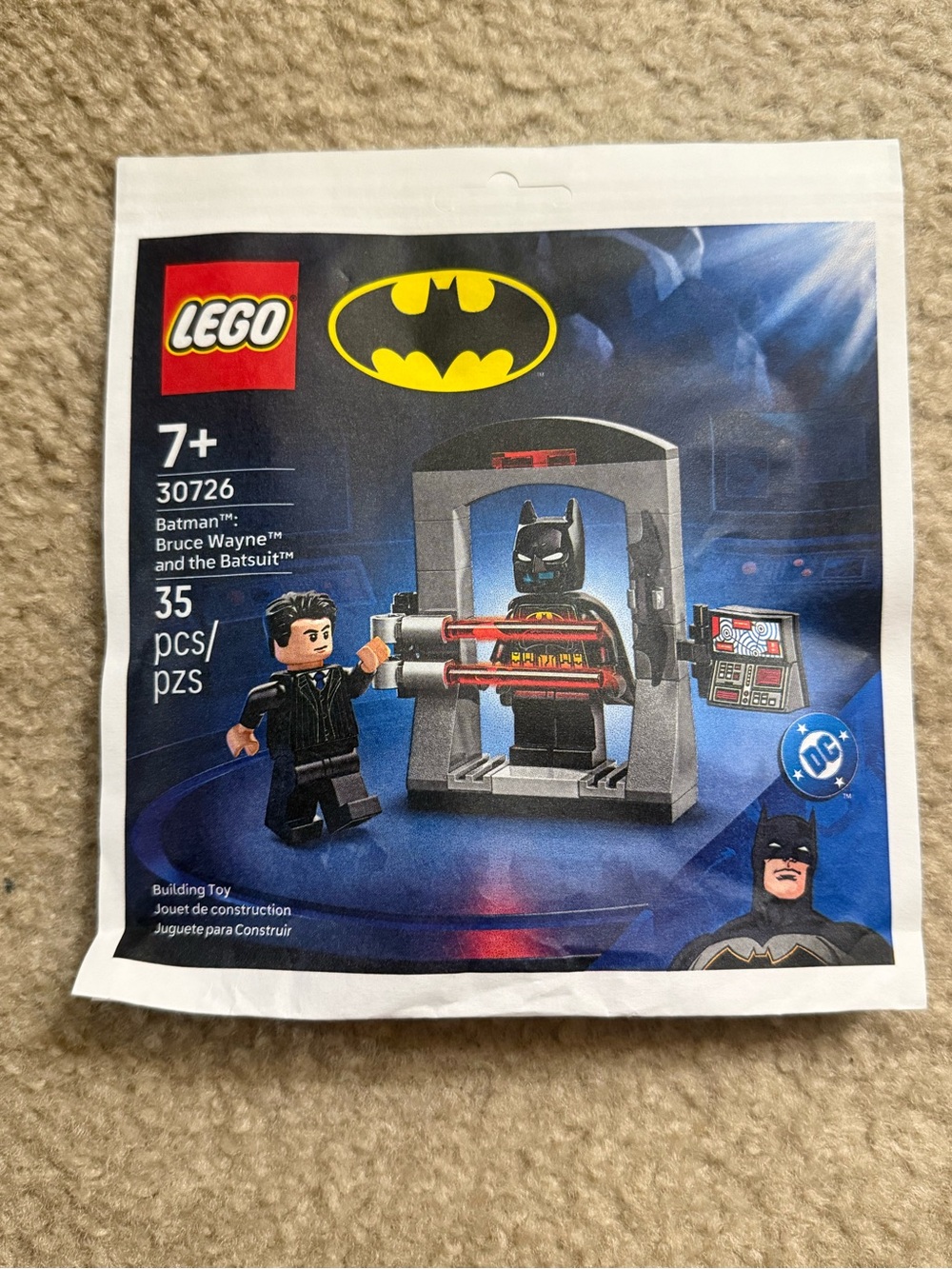 LEGO Batman 30726 “Bruce Wayne and the Batsuit” 35 Pieces